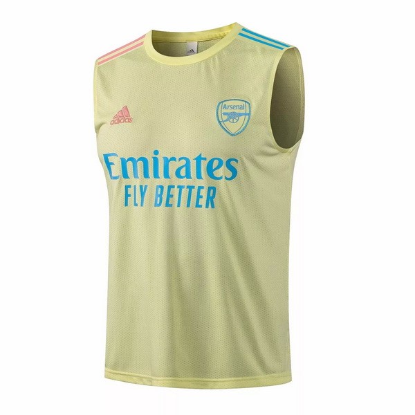 Trikot Arsenal Ärmellos 2021-2022 Gelb Günstige Fußballtrikots